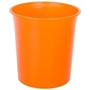 OLEF PAPELERA PLASTICO TRANSLUCIDO 16L NARANJA PTRNA